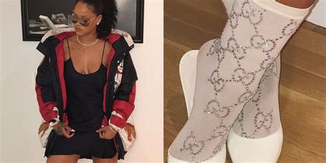 Rihanna's Gucci Socks Are Jaw